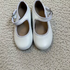 Elephantito White Mary Jane Dress Shoes - 7c